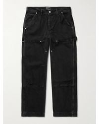 Enfants Riches Deprimes - Gerade geschnittene Hose aus Denim mit Fischgratmuster in Distressed-Optik - Lyst