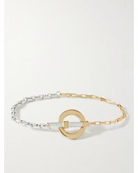 Bottega Veneta - Sterling Silver And Gold Bracelet - Lyst