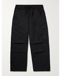 MASTERMIND WORLD - Alpha Industries Wide-leg Cotton And Nylon-blend Drawstring Cargo Trousers - Lyst