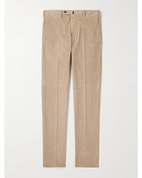 Incotex - Straight-Leg Cotton-Blend Corduroy Trousers - Lyst