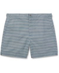 Frescobol Carioca - Rio Straight-Leg Mid-Length Recycled Swim Shorts - Lyst