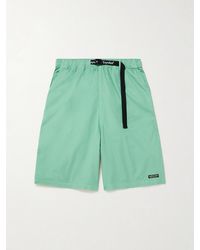 Kapital - Easy Wide-leg Belted Cotton-twill Shorts - Lyst
