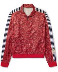 Kapital - Cookie Bandana-Print Striped Shell Track Jacket - Lyst