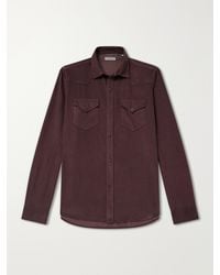 Canali - Cotton-Corduroy Shirt - Lyst