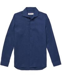 Orlebar Brown - Giles Slim-fit Linen Shirt - Lyst