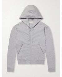 Dries Van Noten - Cotton-Jersey Zip-Up Hoodie - Lyst