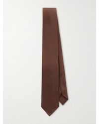 De Petrillo - Houndstooth Silk-jacquard Tie - Lyst
