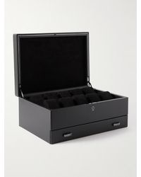 Wolf - British Racing Pebble-grain Vegan Leather Storage And Ten-piece Watch Box - Lyst