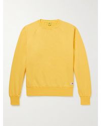 Edwin Cotton-jersey Sweatshirt - Yellow