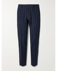 MR P. - Philip Tapered Pinstriped Wool-Blend Seersucker Suit Trousers - Lyst