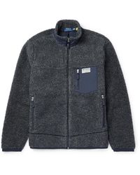 Polo Ralph Lauren - Shell-trimmed Fleece Jacket - Lyst