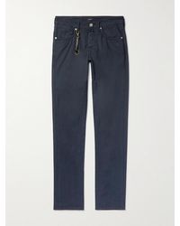 Slowear - Straight-Leg Stretch Cotton-Gabardine Trousers - Lyst