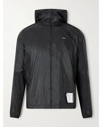 Satisfy - Logo-Appliquéd Rippy Ripstop-Panelled Pertex Diamond Fuse Hooded Jacket - Lyst
