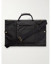 Bennett Winch - Trifold Leather-trimmed Cotton-canvas Suit Carrier - Lyst
