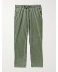 Save Khaki - Pantaloni a gamba dritta in velluto a coste di cotone con coulisse Easy - Lyst