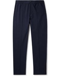 A.P.C. - Joaquin Straight-Leg Cotton-Seersucker Trousers - Lyst