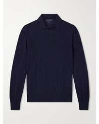 Sease - Lasca Virgin-Wool Polo Shirt - Lyst