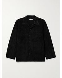 Bode - Suede Overshirt - Lyst