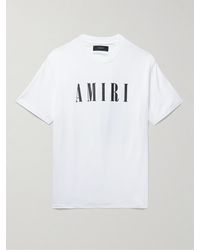 Amiri - T-Shirt aus Baumwoll-Jersey mit Logoprint - Lyst