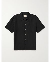 Folk - Gabe Cotton And Linen-blend Shirt - Lyst