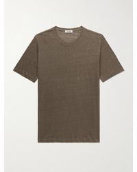 De Petrillo - Linen-Jersey T-Shirt - Lyst