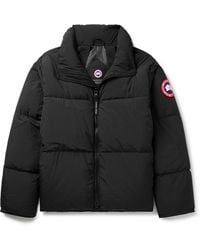 Canada Goose - Lawrence Logo-appliquéd Quilted Enduraluxe® Hooded Down Jacket - Lyst