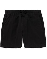 Save Khaki - Easy Straight-leg Cotton-twill Drawstring Shorts - Lyst