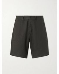 NN07 - Aden 1454 Straight-Leg Linen Shorts - Lyst