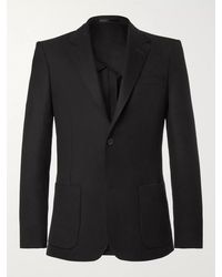 MR P. - Black Unstructured Worsted Wool Suit Jacket - Lyst