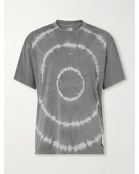 Satisfy - Logo-Print Tie-Dyed Auralite T-Shirt - Lyst
