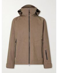 Sease - Intrepid Herringbone Virgin Wool Hooded Ski Jacket - Lyst