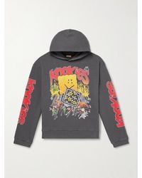 Kapital - Buster Peckish Rainbowy Printed Cotton-Jersey Hoodie - Lyst