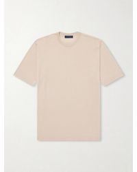 Thom Sweeney - Cashmere And Silk-blend Knitted T-shirt - Lyst