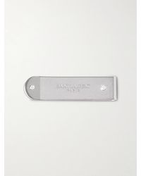 Saint Laurent - Logo-Engraved-Tone Money Clip - Lyst