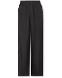 The Row - Davide Wide-leg Shell Trousers - Lyst