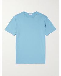 Sunspel - Schmal geschnittenes T-Shirt aus Baumwoll-Jersey - Lyst