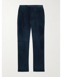 Rubinacci - Straight-Leg Cotton-Corduroy Trousers - Lyst