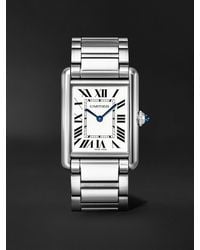 Cartier - Tank Must Large Stainless Steel Watch, Ref. Wsta0106 - Lyst