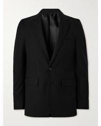 Celine - Slim-Fit Wool-Twill Blazer - Lyst