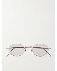 AURALEE - Eyevan Round-Frame Titanium Sunglasses - Lyst