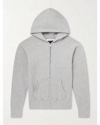 Les Tien - Heavyweight Cotton-Jersey Raglan Zip-Up Hoodie - Lyst
