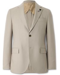 Lardini - Virgin Wool-Blend Twill Suit Jacket - Lyst