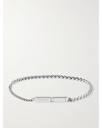 Bottega Veneta Sterling Silver Chain Bracelet - Metallic
