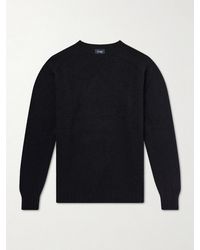 Drake's - Brushed-Wool Sweater - Lyst