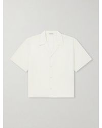 A Kind Of Guise - Samata Camp-collar Organic Cotton-poplin Shirt - Lyst