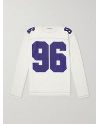 Acne Studios - Exfold Printed Cotton-Jersey T-Shirt - Lyst
