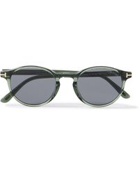 Tom Ford - Prescott Round-Frame Acetate Sunglasses - Lyst