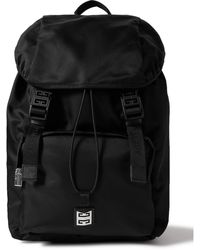 Givenchy - 4g Light Leather-trimmed Nylon Backpack - Lyst