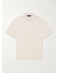 Ralph Lauren - Logo-Embroidered Linen-Jersey Polo Shirt - Lyst