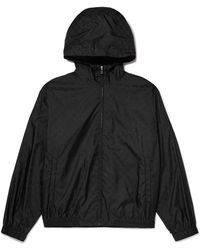 Gucci - Logo-Jacquard Shell Hooded Jacket - Lyst